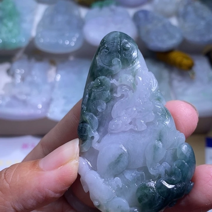 【闪购商品】颈饰未镶嵌翡翠麒麟