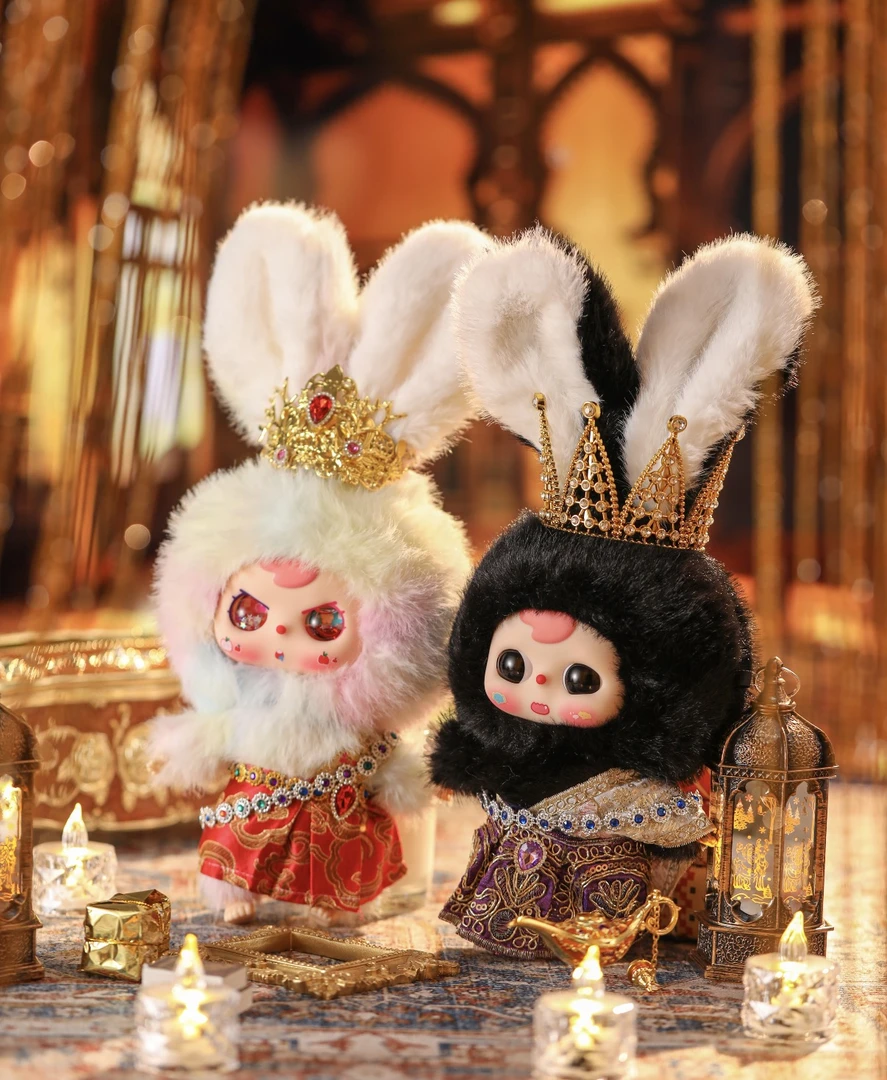 泰国限定 大宝贝 X 泰萌小兔 潮玩毛绒挂件盲盒