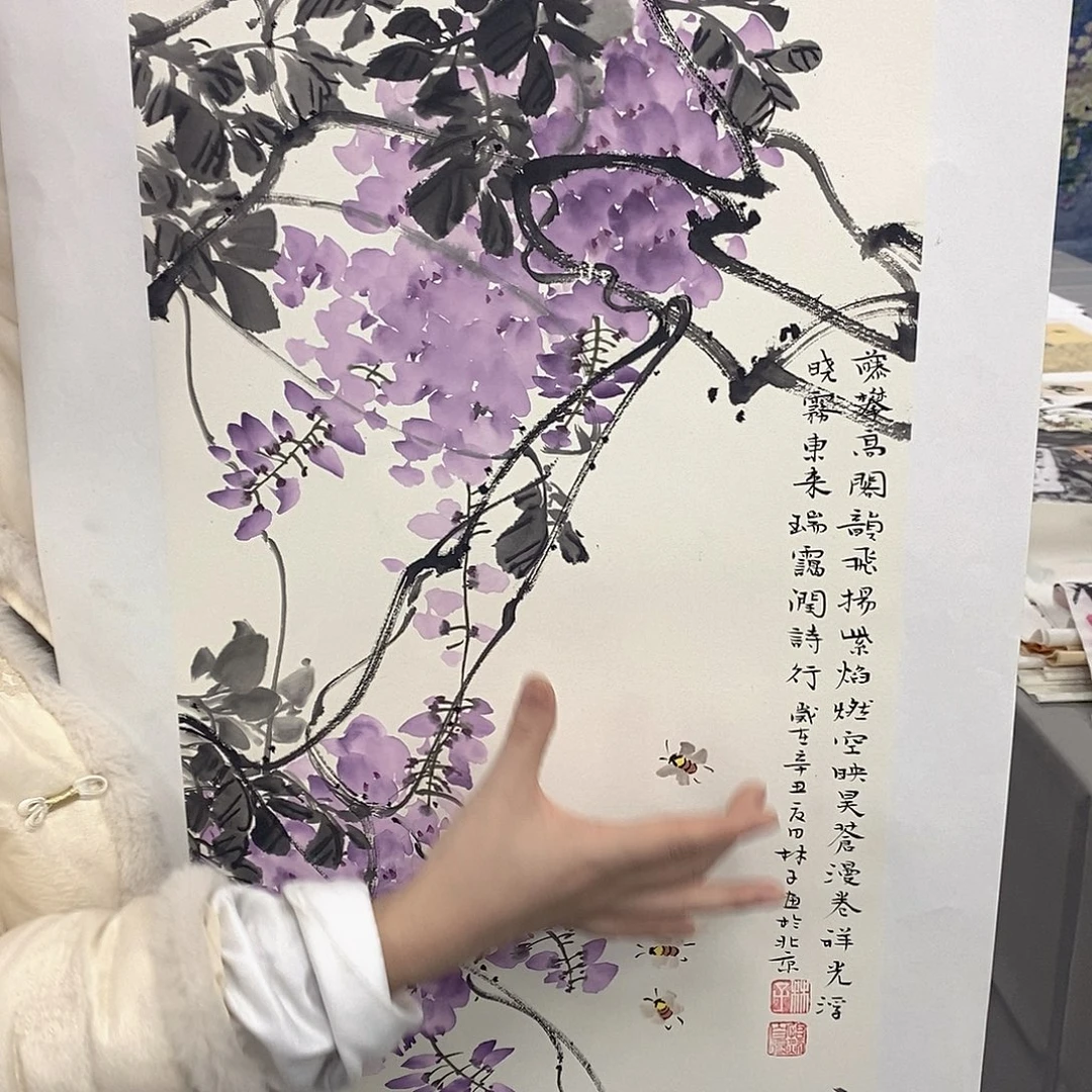 国画国画手绘作品