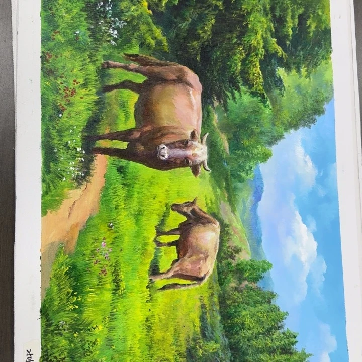 油画花花和你一起