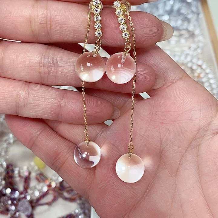 耳饰未镶嵌水晶艺*水晶01