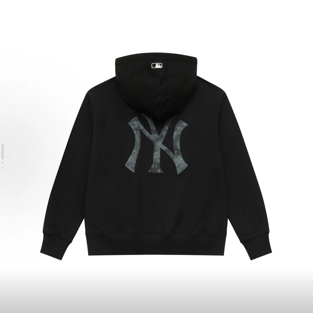 MLB MONOGRAM 老花系列纽约洋基队 25FW 时尚个性经典连帽卫衣