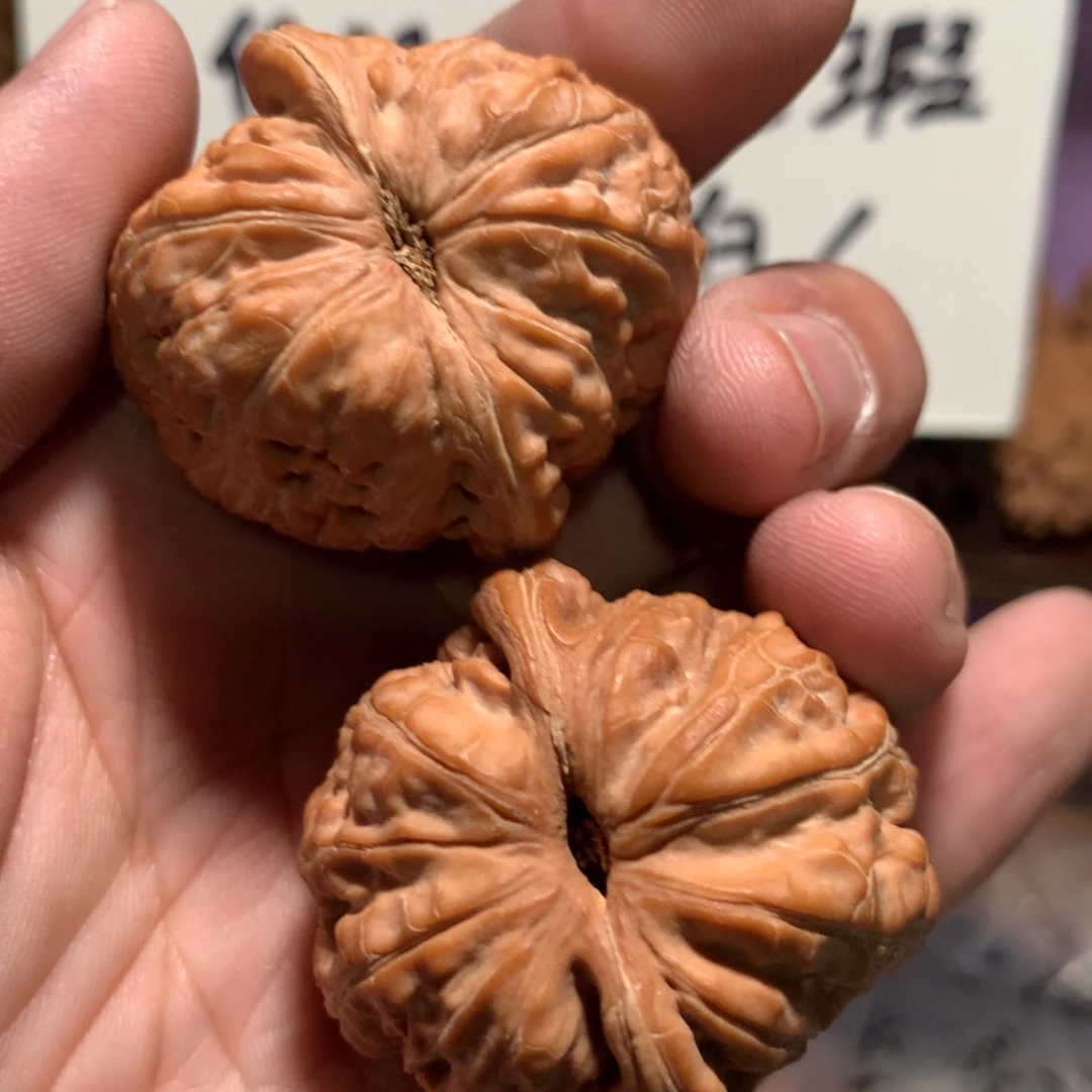 文玩核桃把件半**~橙哥专拍元宝