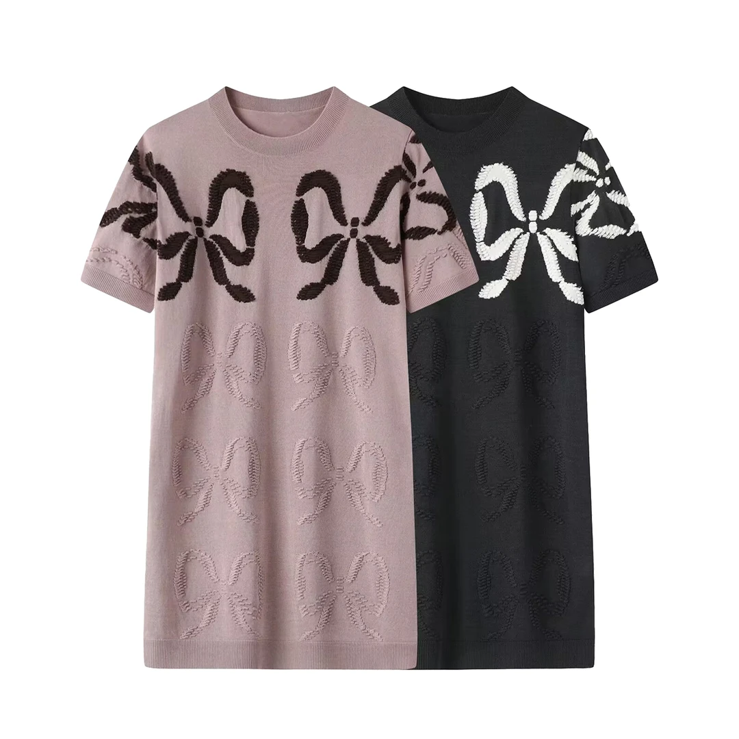 【连衣裙】2025秋季新款百搭重工蝴蝶刺绣连Z6862