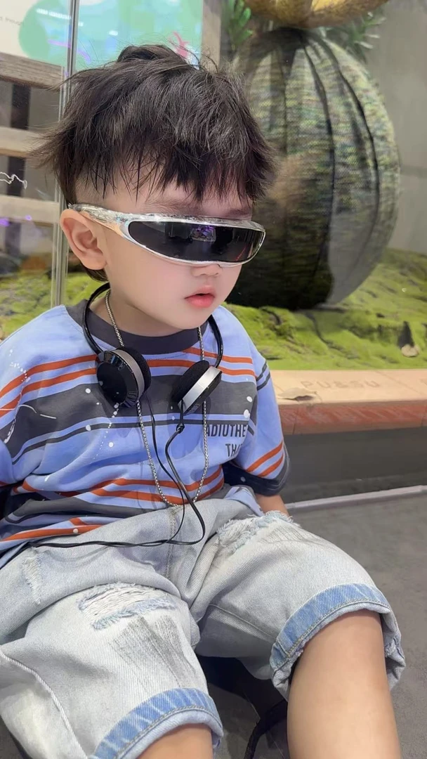 【棉逗熊品牌】2025男童韩版夏季休闲中大童潮流T恤-15533