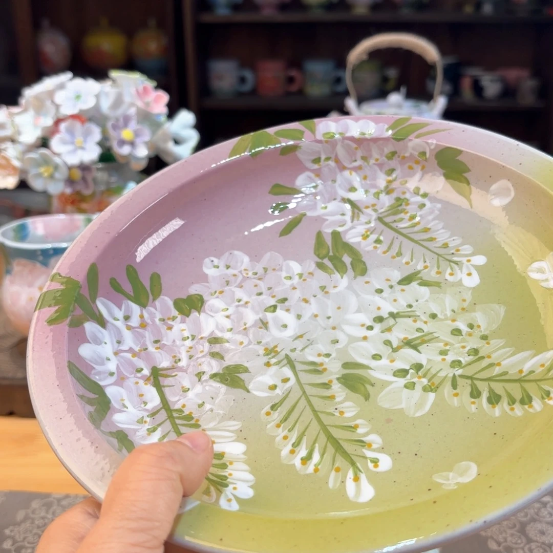 景德镇手绘高温釉下彩陶瓷茶具