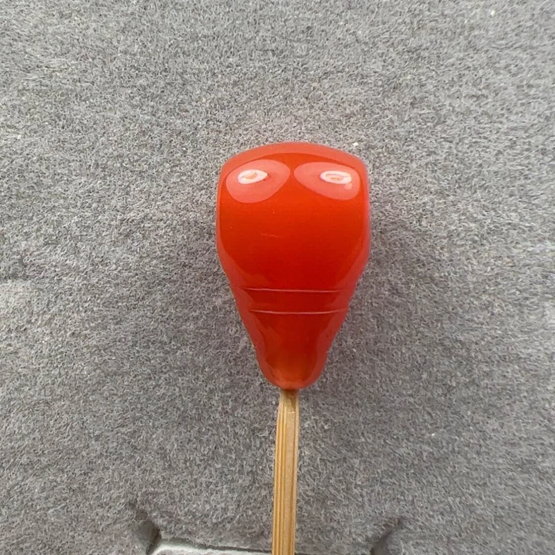 未镶嵌三通南红玛瑙