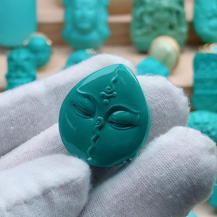 绿松石未镶嵌佛韵