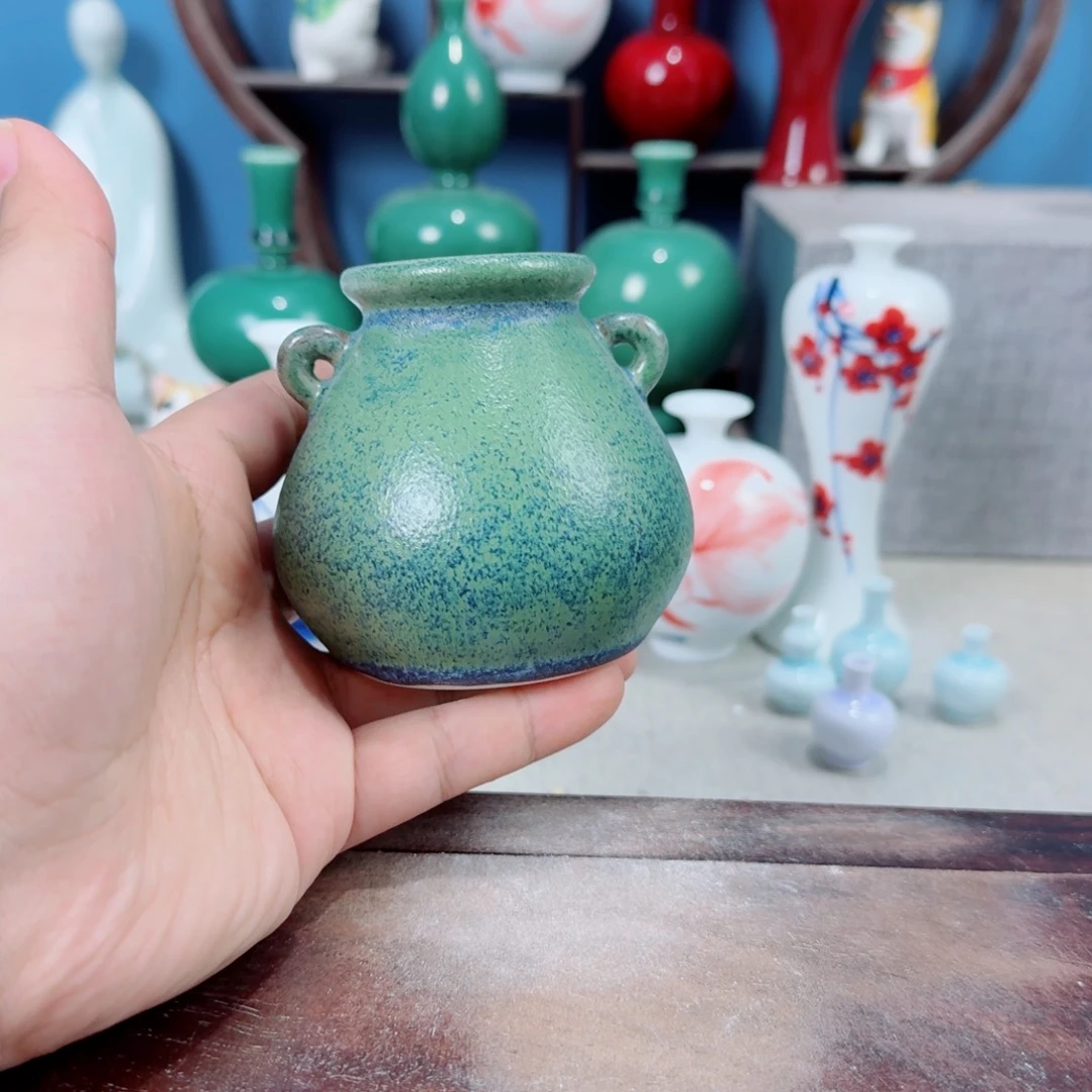 陶瓷手工小花器摆件