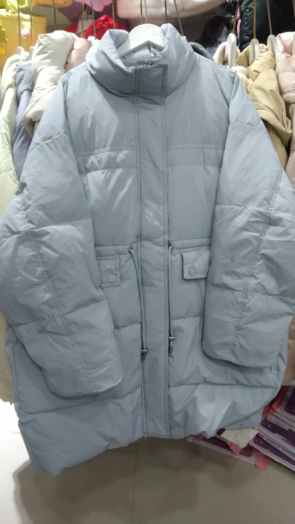 杨璇家精选女装中长款收腰外套24152