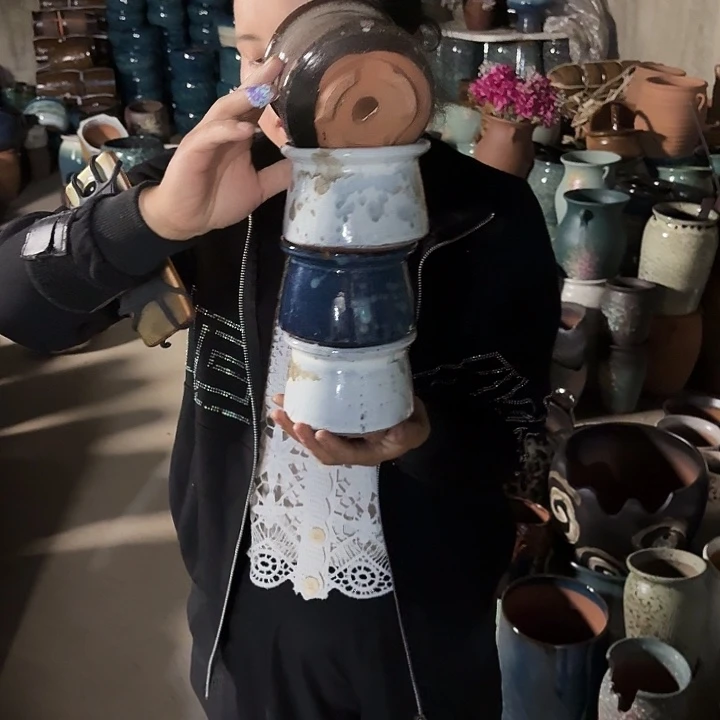 口11高9瑕疵随机四个盆子。