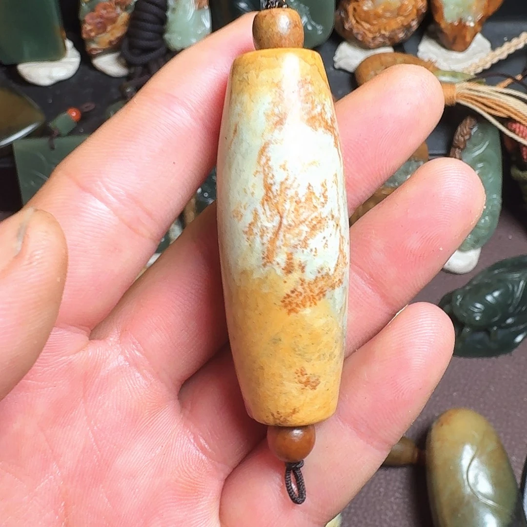 岫岩河磨玉（透闪石质玉）未镶嵌挂件