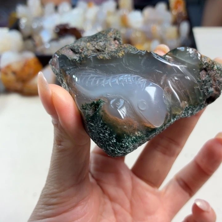 玛瑙/玉髓未镶嵌吊坠(不含链)