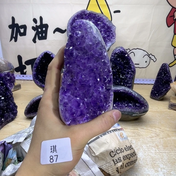 未镶嵌珠宝半成品紫晶