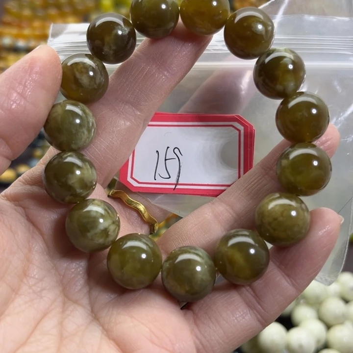蛇纹石玉未镶嵌手链