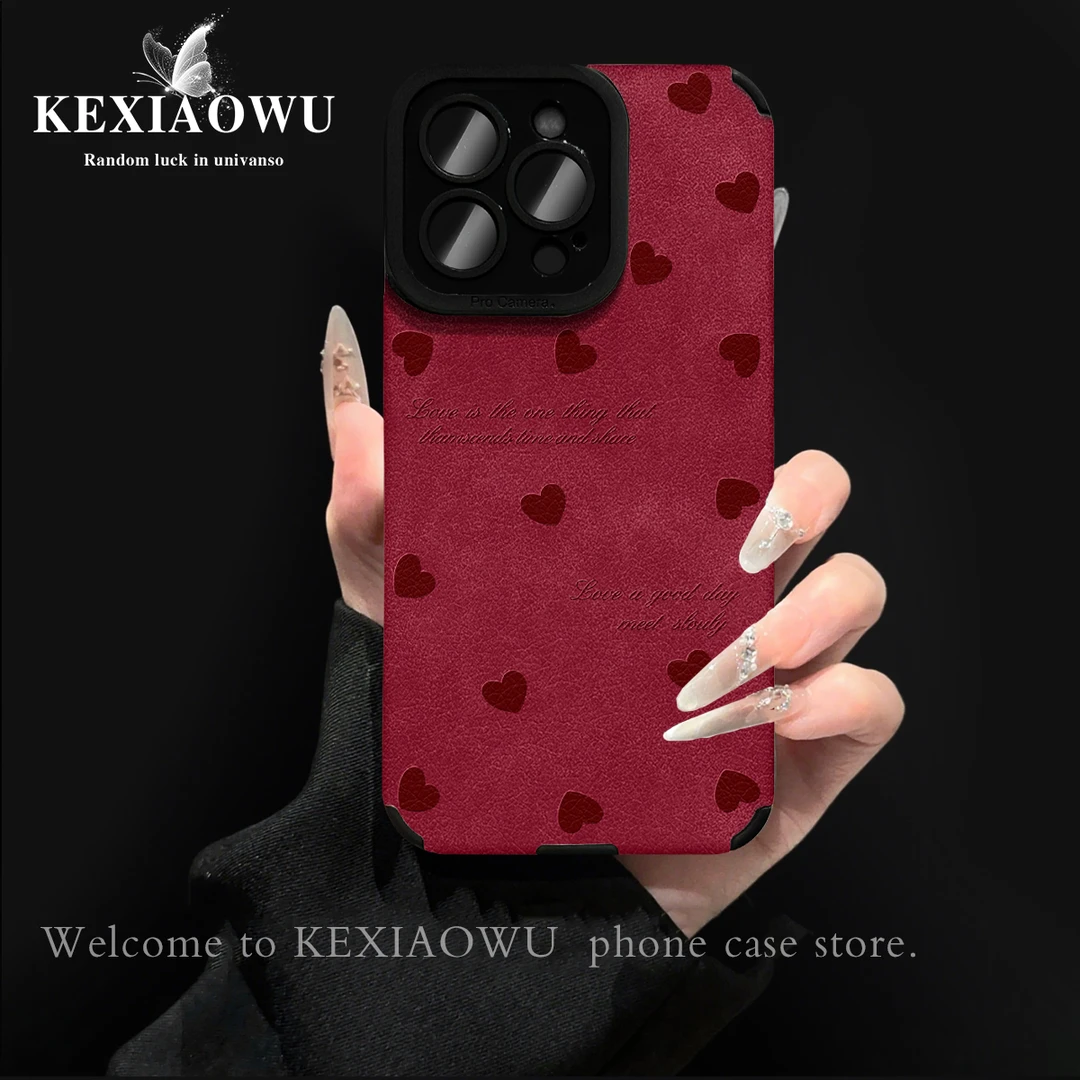 轻奢瞳眼英文爱心适用苹果17PROMAX华为vivo小米oppo手链手机壳