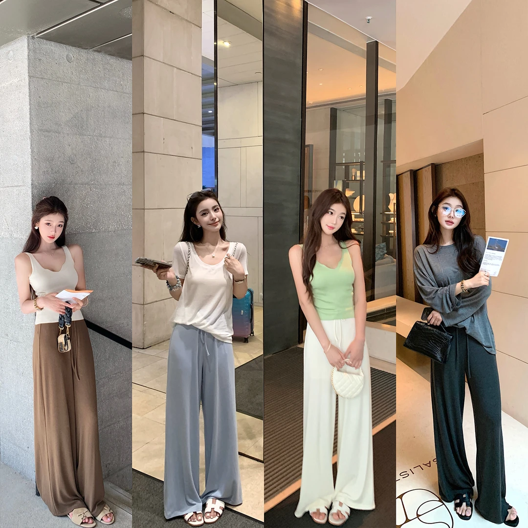 "Casual通勤舒适裤"简单的松弛感 天丝羊毛阔腿裤越随意越时髦！