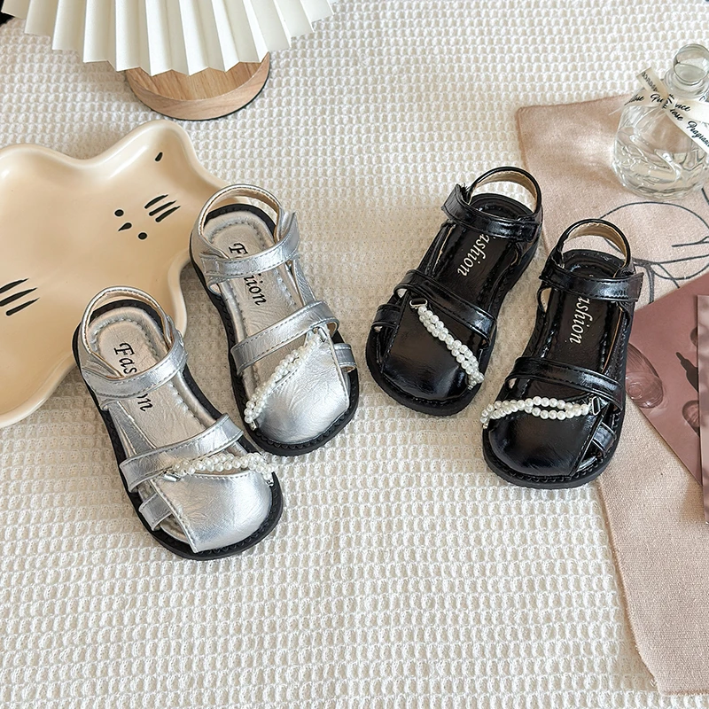 【田园香风】夏季新款女童玛丽珍凉鞋软底户外公主鞋配裙女孩沙滩鞋