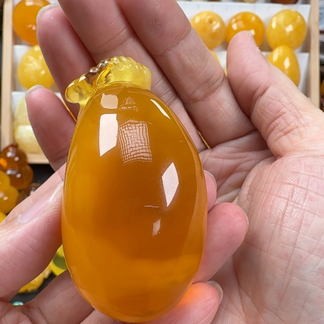 资***莉蜜蜡颈饰未镶嵌蜜蜡