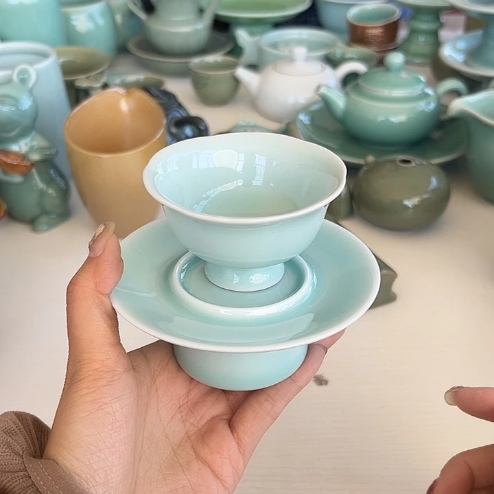 小米茶器龙泉青瓷
