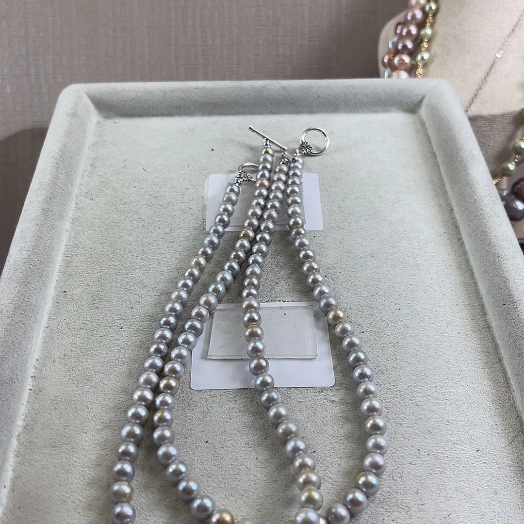 淡水珍珠项链未镶嵌【纯恬】多样性发货