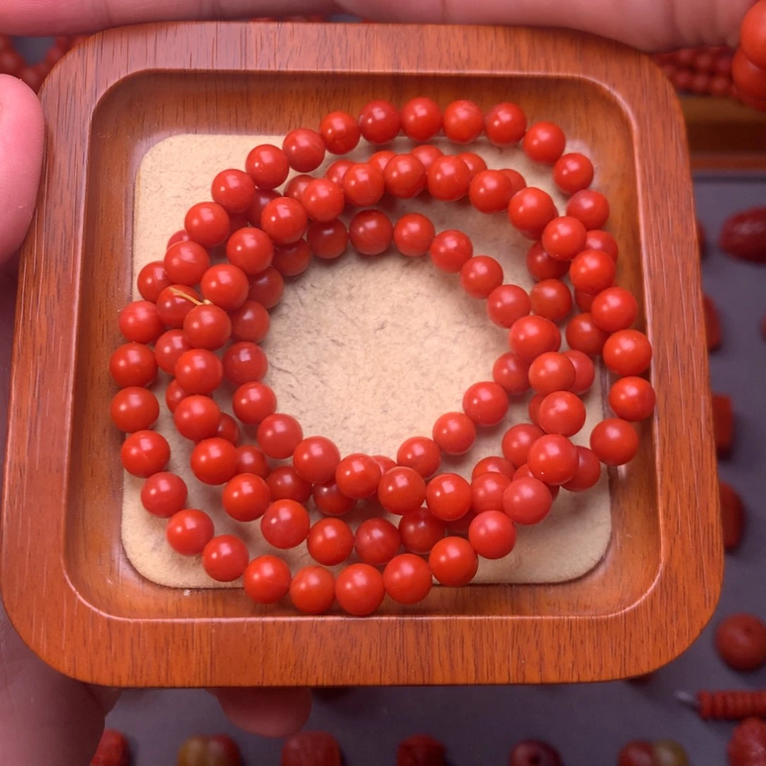 【闪购商品】南红玛瑙配饰未镶嵌卡6保山精品多圈