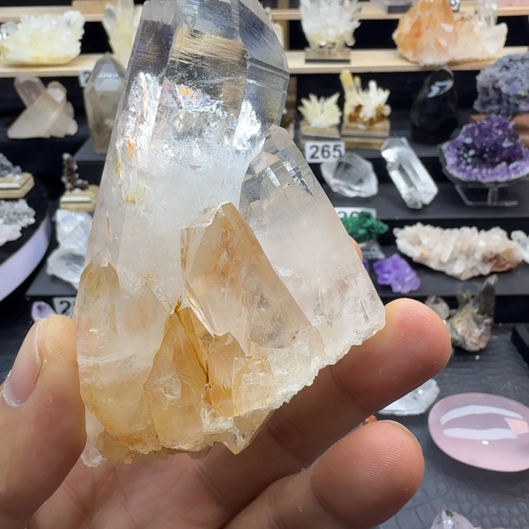 石材哥伦比亚白水晶