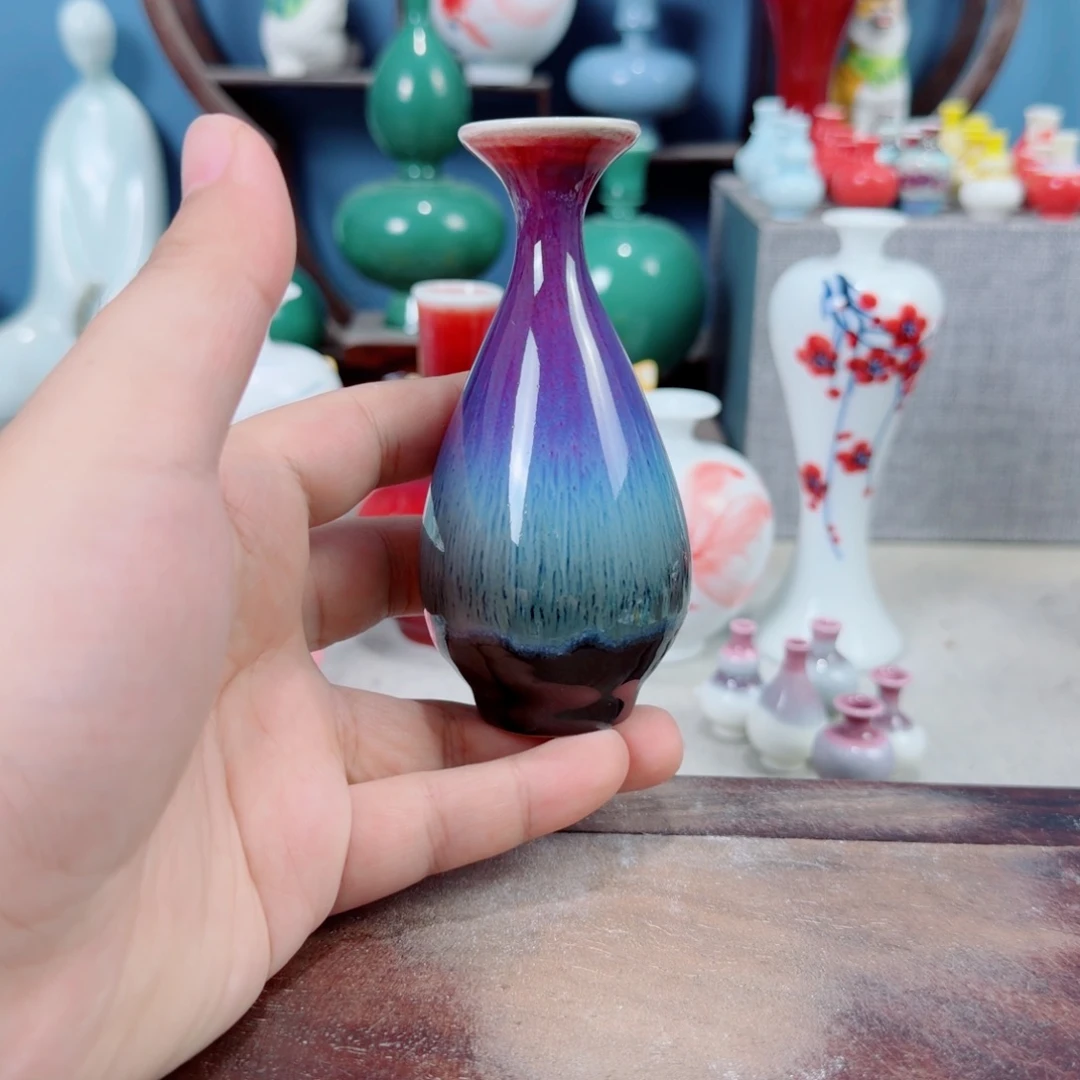 陶瓷手工小花器摆件