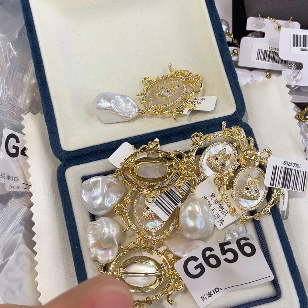 耳饰合金淡水珍珠