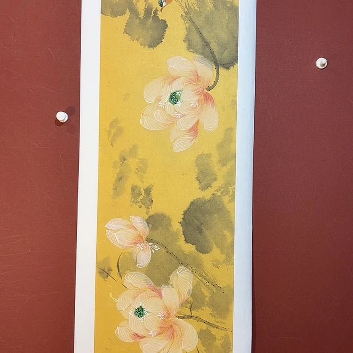 国画听兰老师花鸟