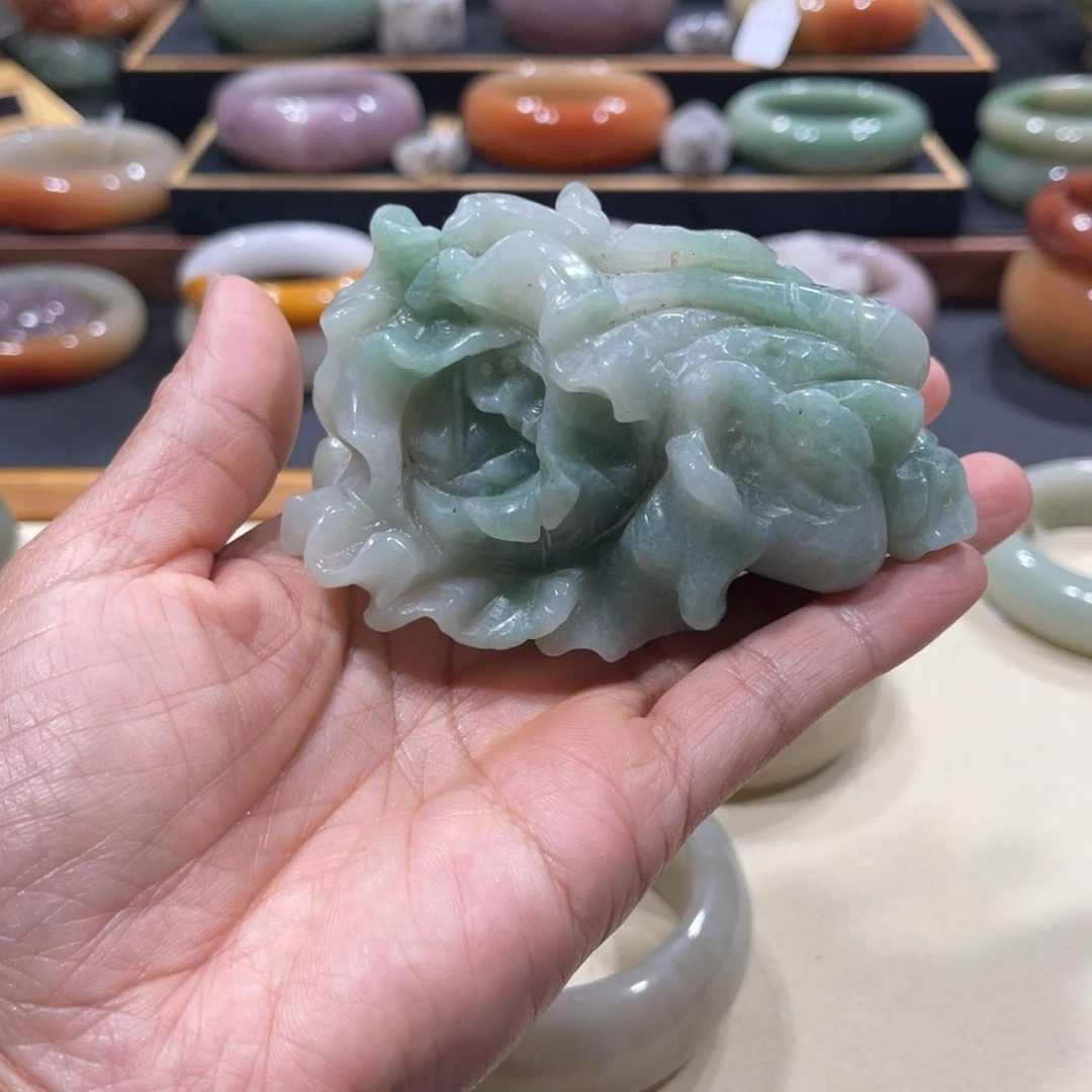 未镶嵌手镯石英岩玉冷*Q