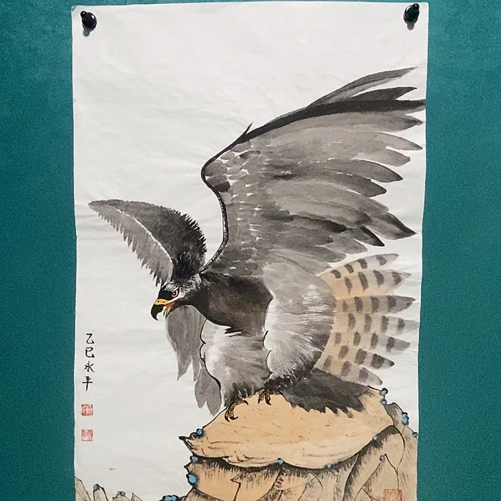 国画四尺三开作品欣赏