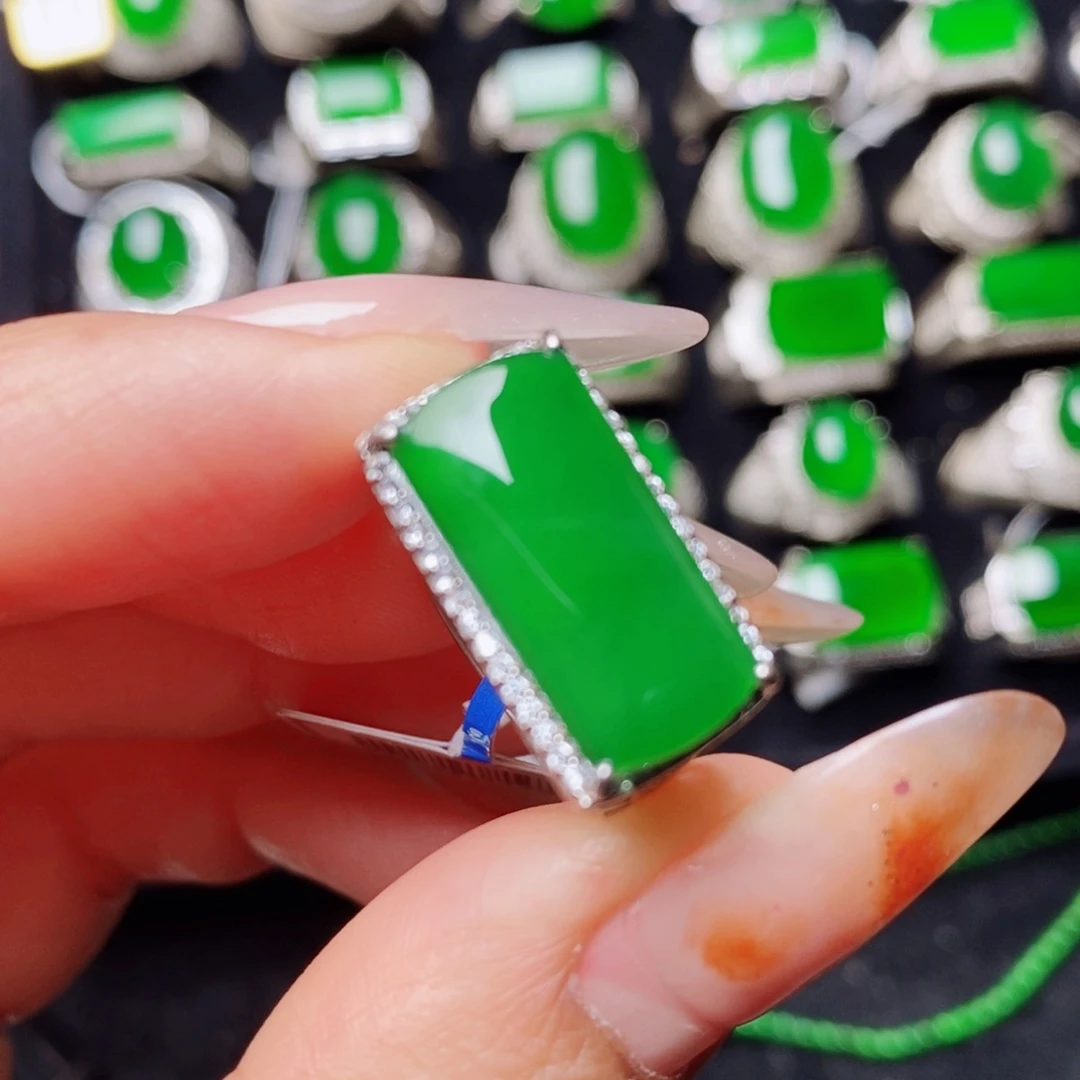 未镶嵌戒指翡翠天然翡翠正品