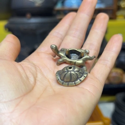 蜜安罐瓷香炉锡茶则