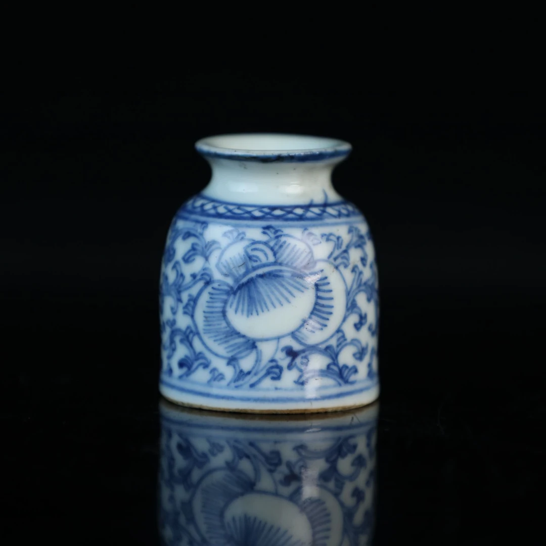 【晓瓷堂】清中期 缠枝莲纹水盂 QT250311