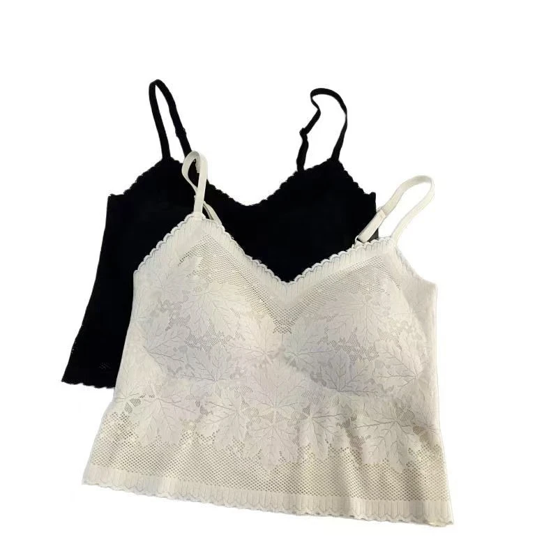 通勤背心美背吊带百搭女装蕾丝背心