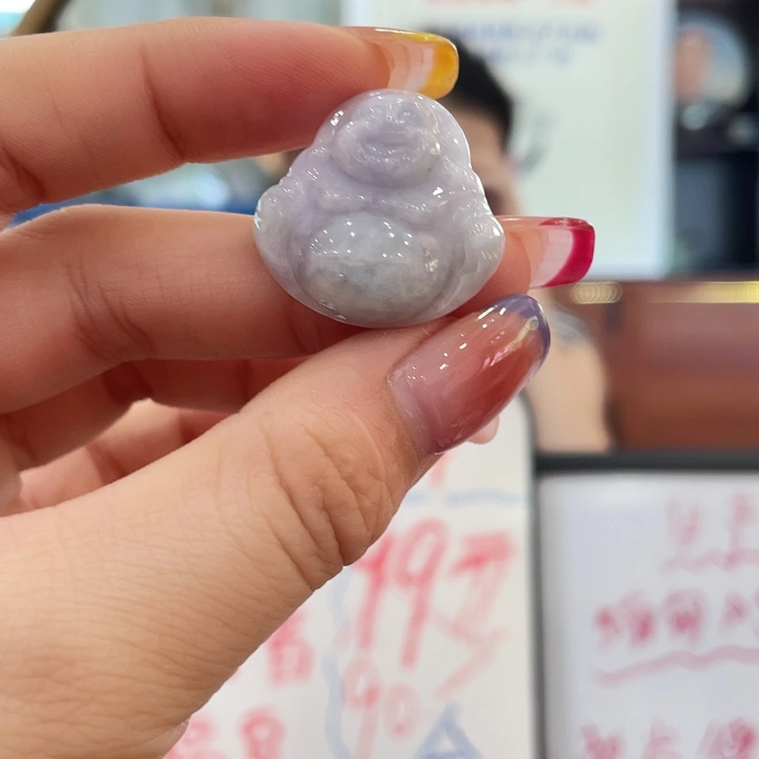 翡翠未镶嵌吊坠(赠链)翡翠佛公挂坠