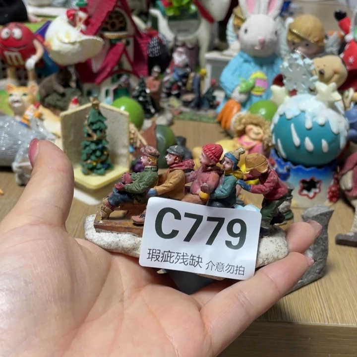 艾***y摆件孤品老货微瑕瓷