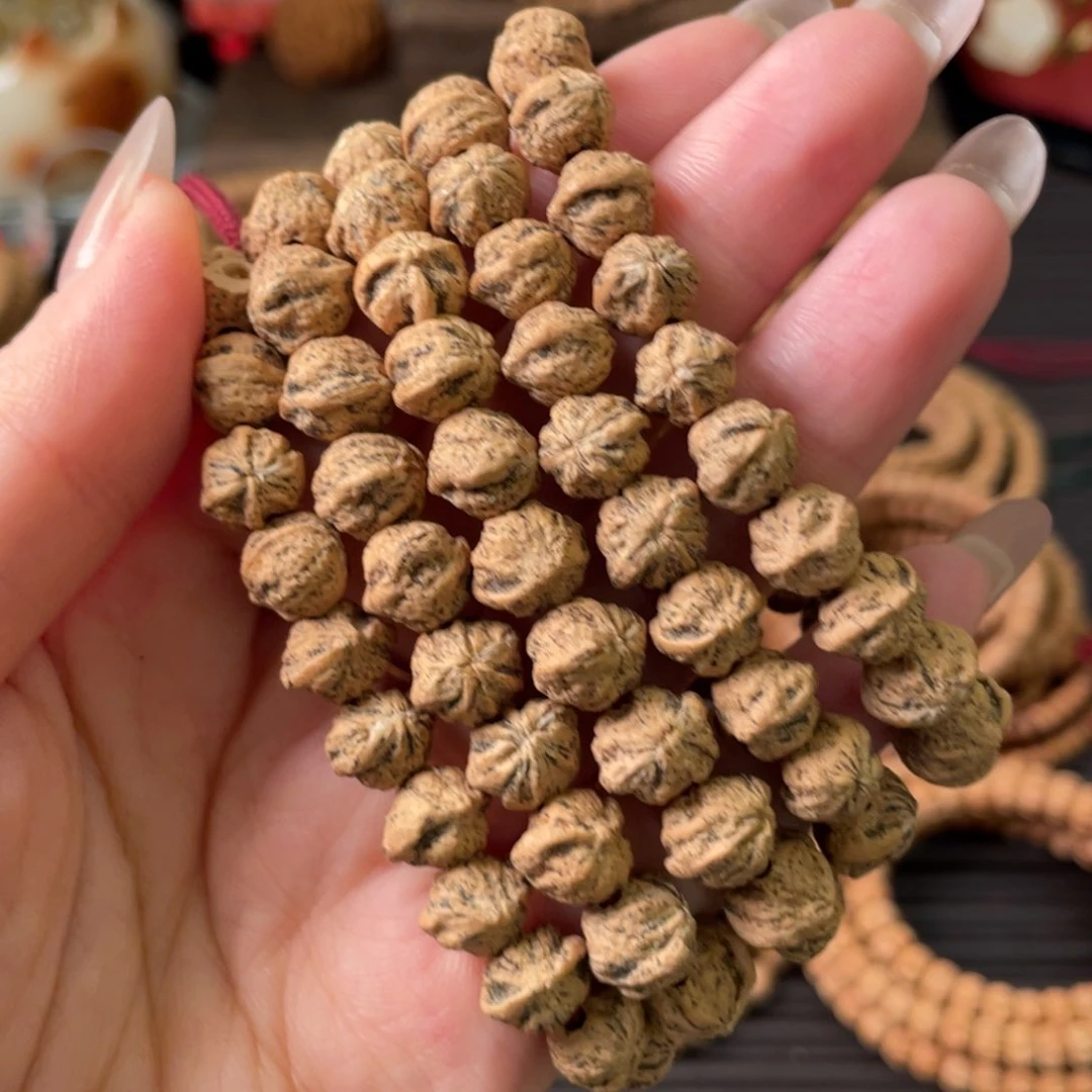 吊坠柏香籽/百香籽9+原桩橫打白牙