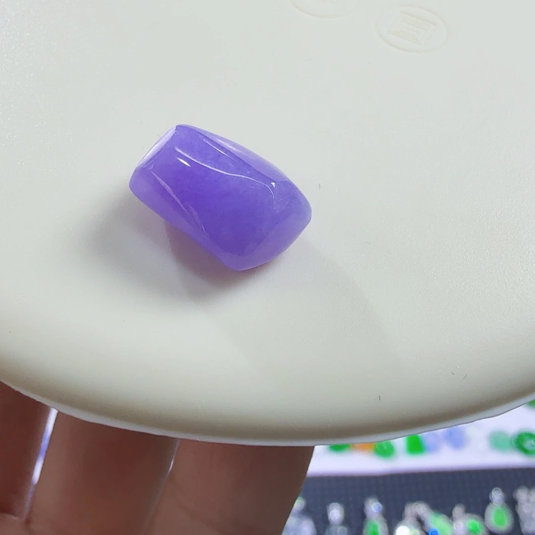 翡翠未镶嵌颈饰红紫随行