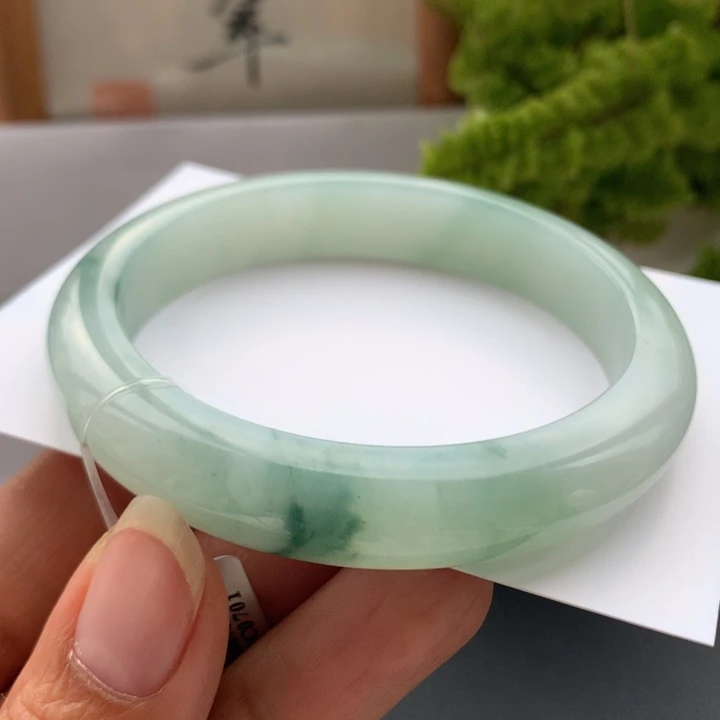翡翠未镶嵌手镯翡翠手镯58+