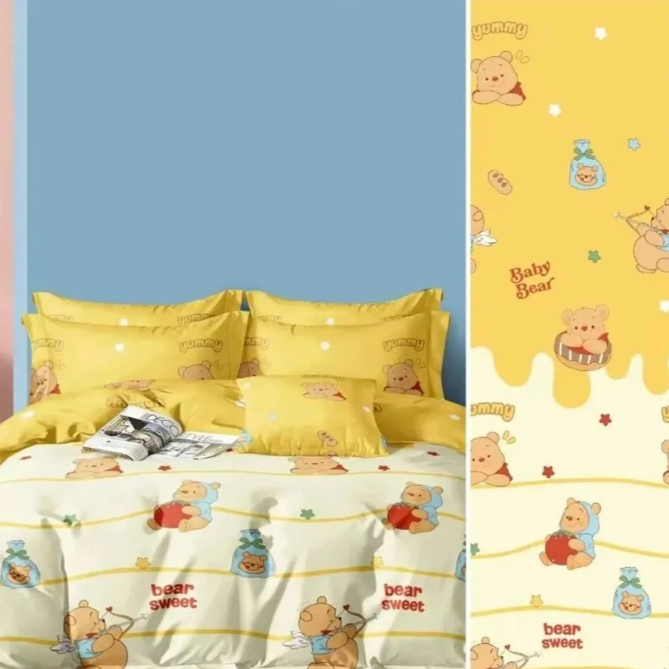 【加厚小熊维尼】100%纯棉 免费包边 柔软舒适亲肤透气