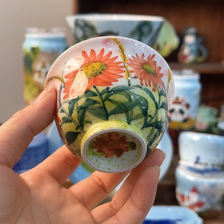 陶景德镇釉下手绘陶瓷