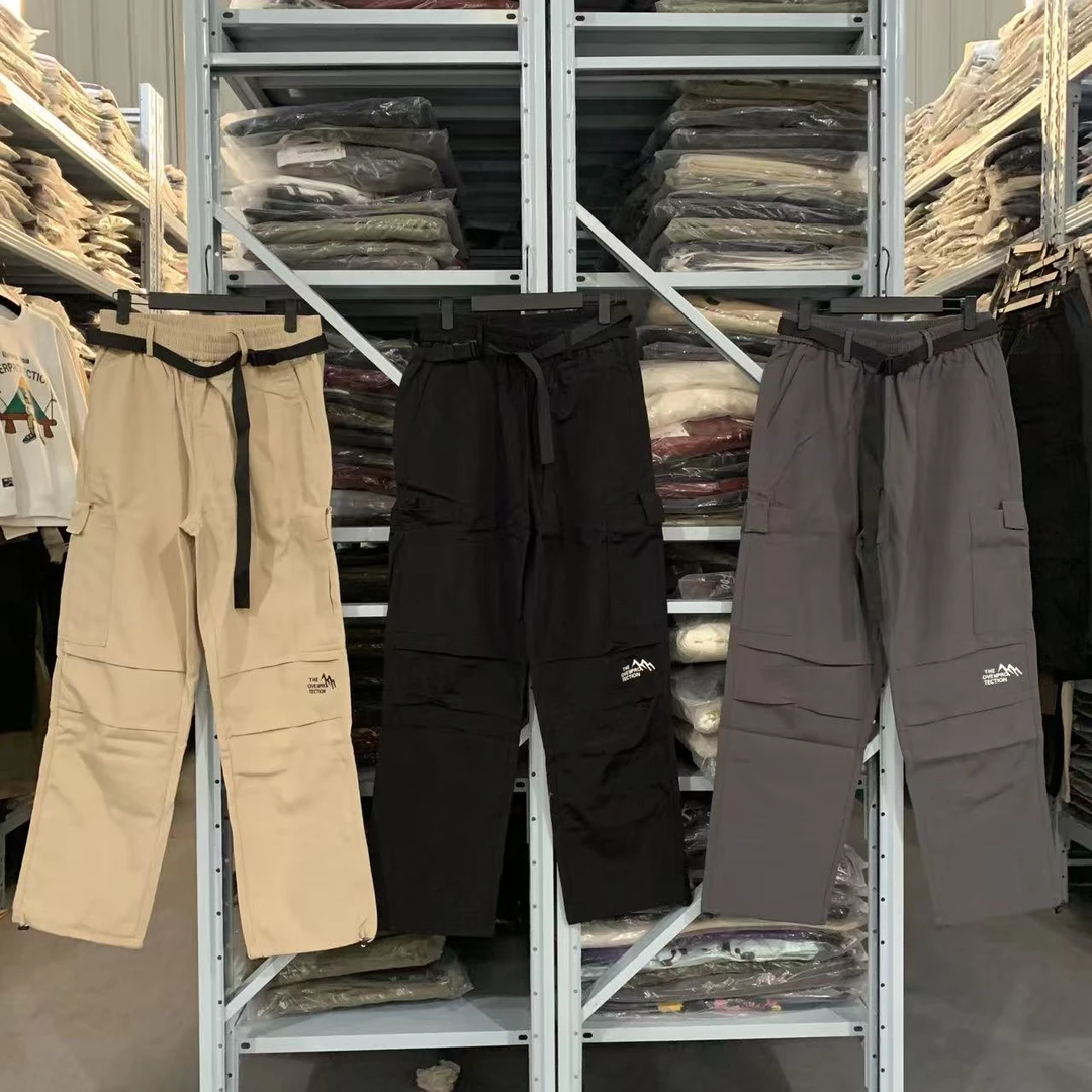 三色男女同款休闲裤A495