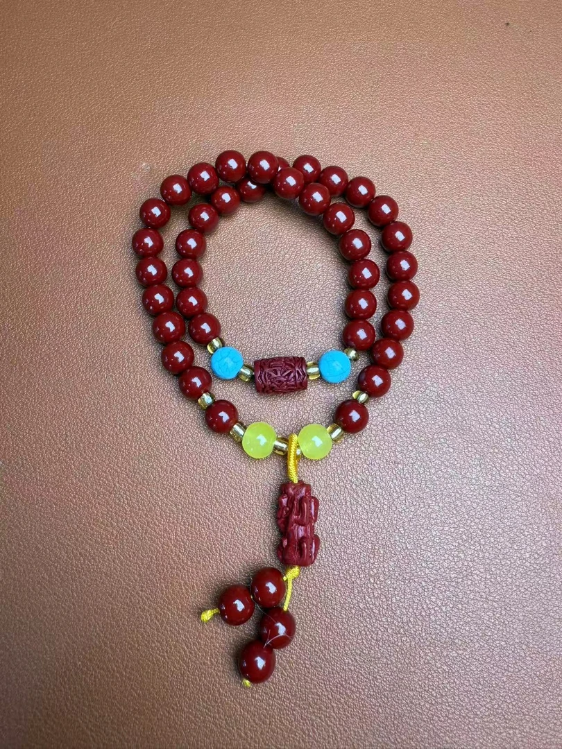 含辰砂工艺品A307 精选手串(无礼盒）