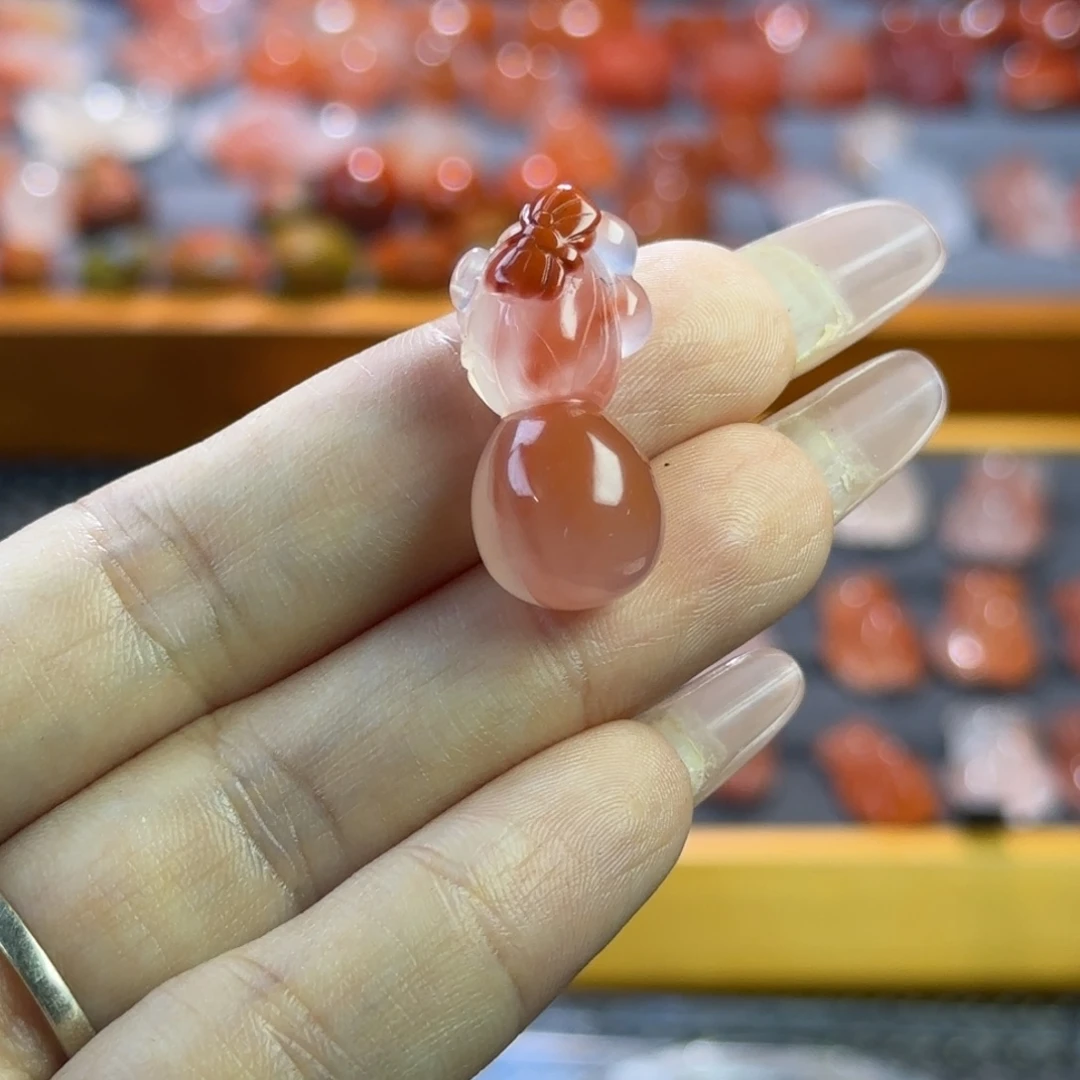 南红玛瑙未镶嵌珠宝半成品葫芦