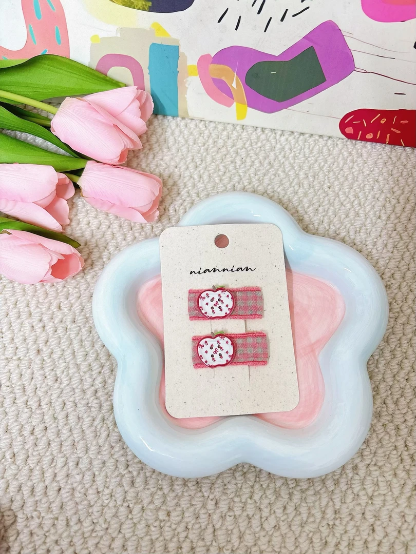 公主儿童发夹可爱头饰蝴蝶结发饰边夹饰品少女韩版