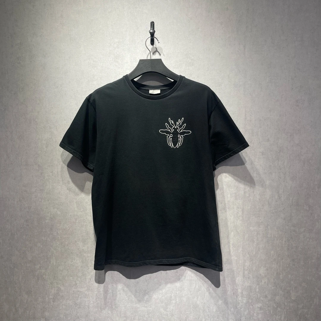 99新 DIOR/迪奥 蜜蜂刺绣图案短袖/L码/DY213287