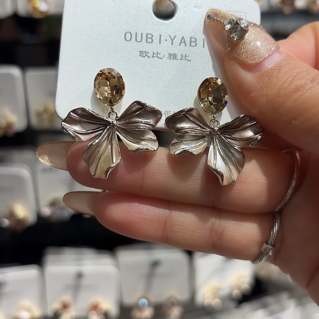 铜合金925银耳钉的