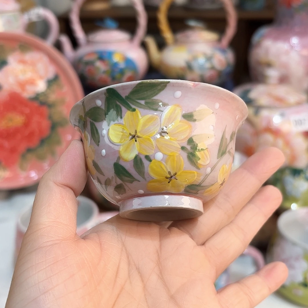 景德镇手绘高温釉下彩陶瓷茶具